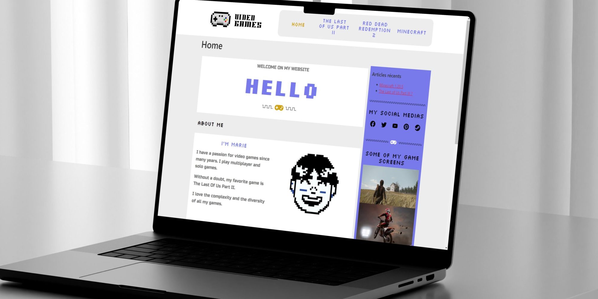site web 3 site perso